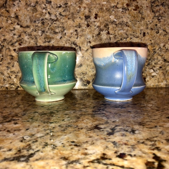 HANDMADE Coffee Mug Tea Cup Dipped Porcelain w/ Lace Mandala Base One-of-a-Kind - Picture 14 of 14